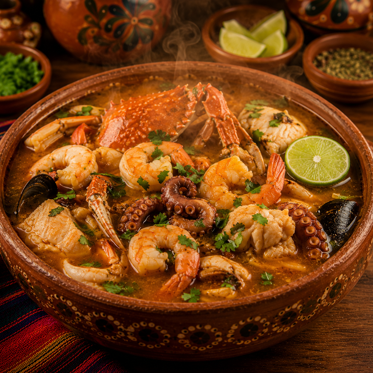 Caldo de Mariscos