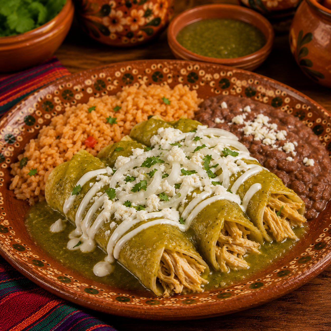 Enchiladas Verdes